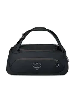 osprey bag manufacturing Daylite Jr. Pack Frost Moon Its stowable tensioned mesh back panel with padded shoulders and hip belt lets you wear comfortably the bag on your shoulders when the path gets rough Farpoint Fairview Wheels 36 Black