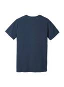 Bella Canvas Unisex Heather CVC T-Shirt - Heather Midnight Blue, Midweight Jersey Tee For Everyday Comfort