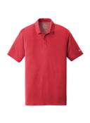 Nike Men's Gym Red Dri-FIT Hex Textured Polo Embroidered Polo Shirt